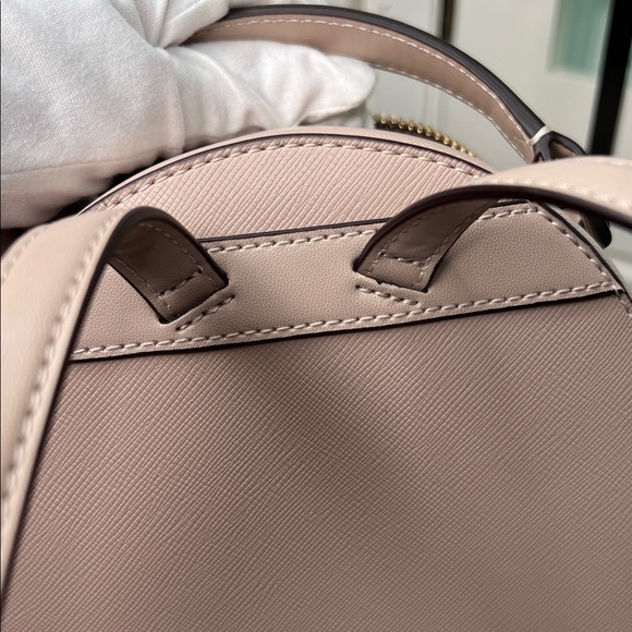 Kate Spade New York Schuyler Mini Backpack Warm Beige NWOT $299 Saffiano PVC - Picture 16 of 17